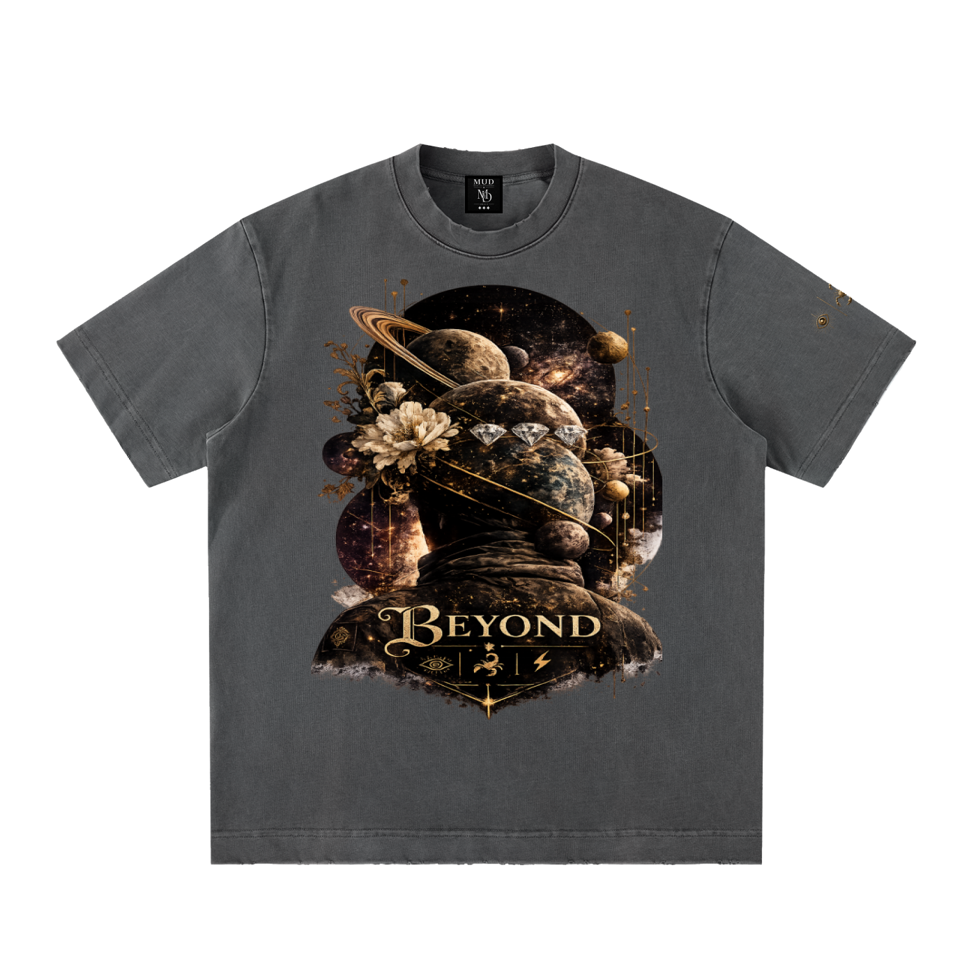 Heavyweight Vintage Washed Frayed T-Shirt